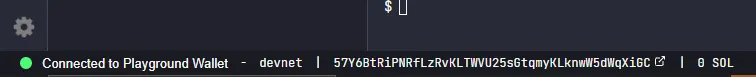 connect Solana playground wallet
