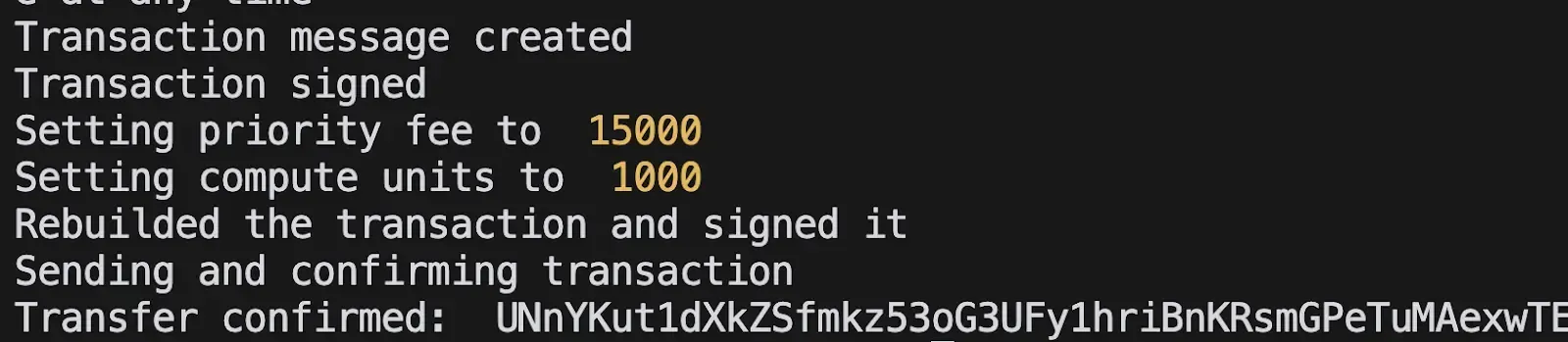 run transaction code